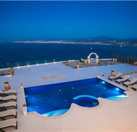 6 bedroom luxury villa with pool near Agia Pelagia, sleeps 12